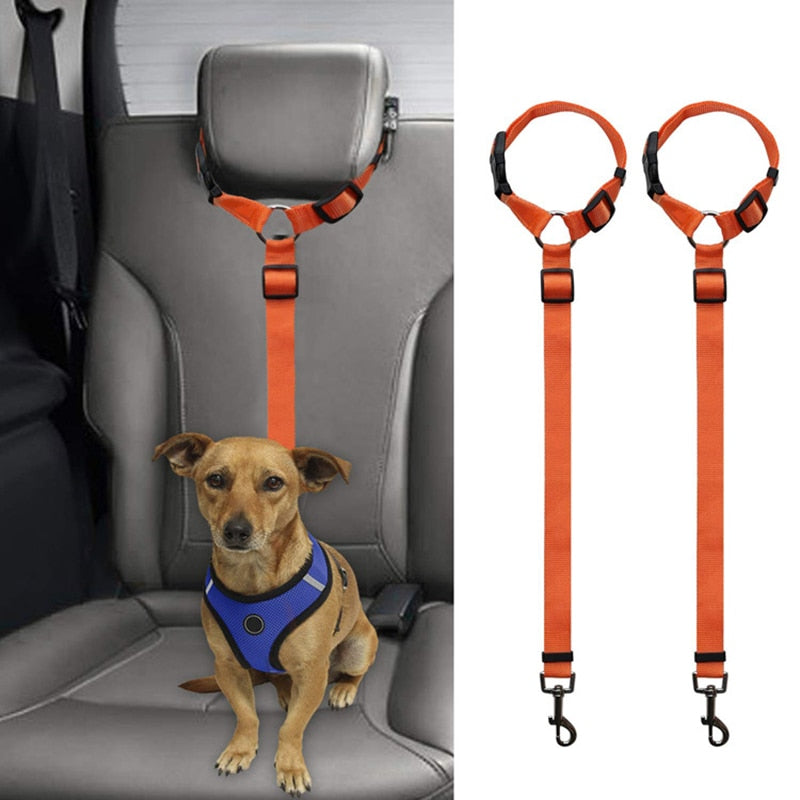 car seat belt safety adjustable harness leash, travel clip strap for dog & cat7