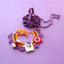 halloween pet collar bib hand knitted crochet pumpkin costume pet accessories8