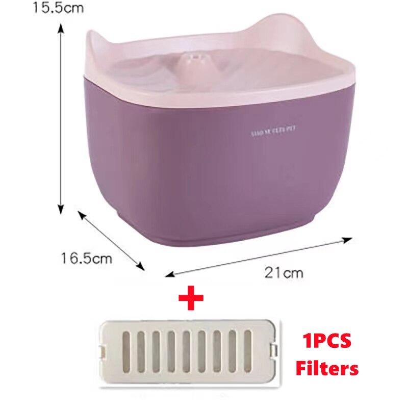 2.5l cat fountain water, automatic water feeders, water dispenser filter5