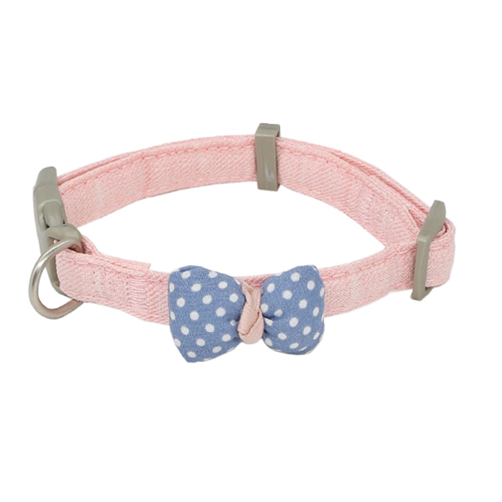adjustable soft cute bow dog harness12