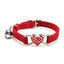heart charm and bell cat collar3